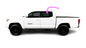 2016-2023 Toyota Tacoma Pickup 4D Crew Cab Rear Left Door Window Glass/Dark
